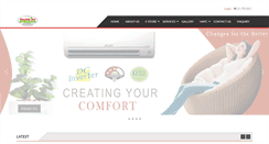 Desktop Screenshot of healthairindia.com